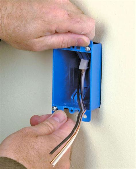 how to install new work electrical box|replace existing electrical box.